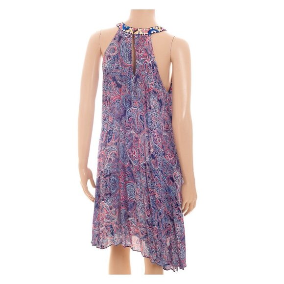 PARKER Pleated Asymmetrical Hem AVON Dress - Picture 6 of 10